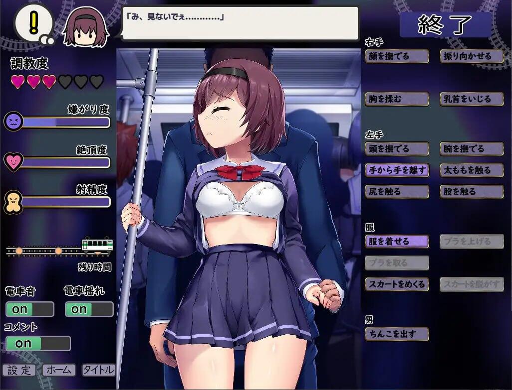 痴汉在电车里|机翻汉化|CV+动态插图1